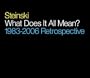 What Does It All Mean? 1983-2006