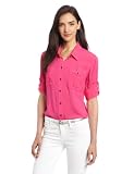 41gxcGaI0tL. SL160  Jones New York Womens Roll Sleeve Shirt with Tab Planket Detail