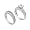 6mm Square Princess White CZ Engagement or Wedding Band Ring Set Sterling Silver Size 5(Sizes 5,6,7,8,9,10)