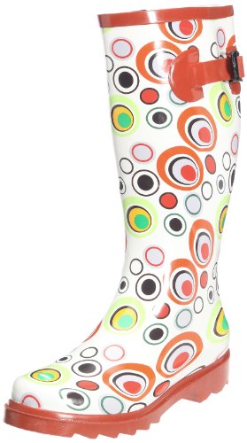 Be only Botte Pop, Bottes de pluie femme - Multicolore, 36 EU