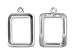 Art and Craft - Rectangle Picture Frame Sterling Silver