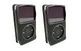 2 Pack! Brand New!! Music.Pro iPod Video 30GB Leather Case-Color: Black