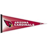 ARIZONA CARDINALS PENNANT STICKER BUTTON SET