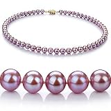 PearlsOnly Lavender 6-7mm AAA Freshwater Pearl Necklace