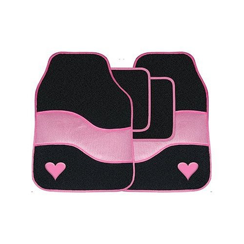 Sexy Pink Heart Car Mats for the Girls