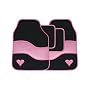 Sexy Pink Heart Car Mats for the Girls
