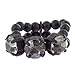 Schmuck-art Stretchring Tainy black/bl.diamond 2,5 cm 19393