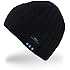 Mydeal Washable Bluetooth Music Hat Winter Warm Soft Knitted Trendy Short Skully Beanie Cap W/ Wireless Headphone Headset Earphone Mic Hands Free for Excrise Gym Sports Fitness Running Skiing - Black
