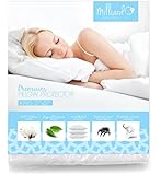 Milliard Premium Hypoallergenic 100-Percent Waterproof 21-Inch by 37-Inch Pillow Protector, King
