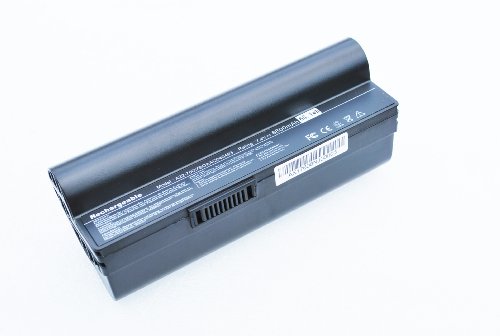 Replacement Asus EeePC 900 Netbook AL22700 P701 P701H 90OA001B1100 7BOAAQ040493 lasts up to 78hrs High Capacity 8cells Black 8800mAh