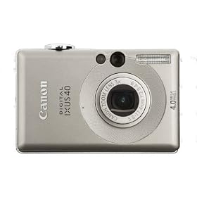 Canon Digital IXUS 40 - Appareil photo num�rique - 4.0 Mpix - zoom optique : 3 x - Ecran LCD 2' - m�moire prise en charge : SD