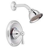Kingsley Posi Temp Single Handle Flange and Shower Set Finish: Oil Rubbed Bronze