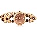 THAITIME Womens Ladies Bronze Stainless Watches Butterfly Bracelet with Gem Elegant Waterproof Wrist Watches
