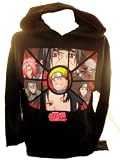 Naruto Shippuden Pull Over Hoodie Sweatshirt - Character Collage Graphic