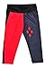 COCOLEGGINGS Womens Harley Quinn Digital Print Stretch Workout Capri Tights M