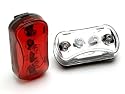 Electron 4 Led Front And 4 Led Rear Safety Lights Twin Pack Lights