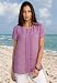 Jessica London Plus Size Pleated Women's Blouse