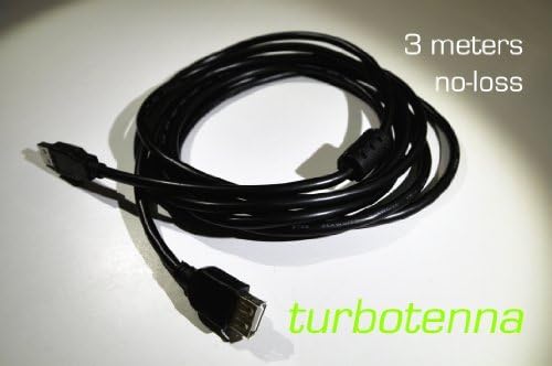 3 Meters Ultra Low DC Resistance USB Extender Cable for USB-Yagi WiFi TurboTenna