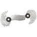 Mitutoyo 188-152, Inch/Metric Screw Pitch Gage, 4 to 56 TPI, 0.5mm to 6mm, 28 Leaves