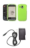 Samsung Transform Ultra (Boost Mobile) Premium Combo Pack - Neon Green Rubb ....