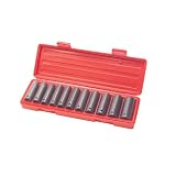 TEKTON 4860 1/2-Inch Drive Deep Impact Socket Set, Metric, 12-Piece (Tools & Home Improvement)