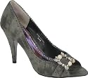 Luichiny Women's Willow Pump,Gray,8.5 M US