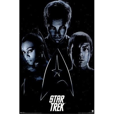 (22x34) Star Trek Movie (Group, Logo) Poster Print
