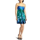Jump Junior's Ombre Print Charm Dress,Teal,3/4