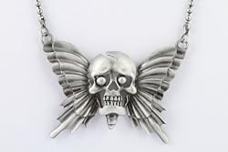 Kitsch n Kouture Skullfly Pendant Mitch O'Connell Design