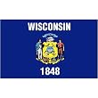 Wisconsin Flag 3x5ft Superknit Polyester
