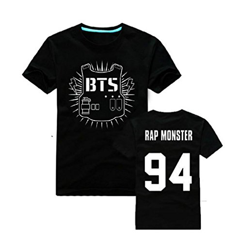 Fanstown BTS bangtan boy official same T shirt J-HOPE Jinmin V Rap monster