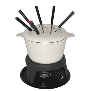 Le Cuistot Fondue Set 6.25 Inches - White by 