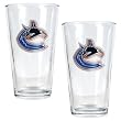 Vancouver Canucks 2pc Pint Ale Glass Set - Primary Logo NHL Hockey