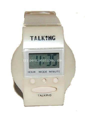 sprechende Uhr Blindenuhr Digitalanzeige