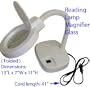 SE Table Magnifier Lamp - 5X - Fluorescent Light (White)