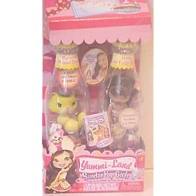 Yummi Land Sundae Pop Girls Haley Hot Fudge with Wynonna Whipped Cream