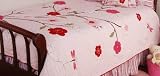 Cherry Blossom Twin Quilt with Sham
