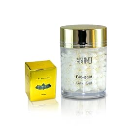 Bio Gold - Organic ant-ageing cream,formulated with pure silk ,pearl and skin nourishing ingredients. 60gr  and 120 white silk balls