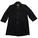 Rothschild Boys Black Wool Top Coat