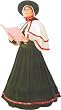 Adult Christmas Caroler Costume (Size:Large 12-14)