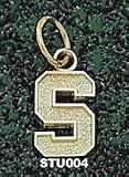 Stanford Univ S 3/8 Gold Plated Charm/Pendant
