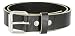 Mens Black full grain one piece heavy duty genuine leather work belt Made In USA (Black,60)