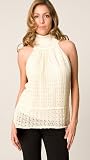 Catherine Malandrino Dune Sleeveless Turtleneck Top