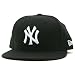 New York Yankees Black with White 59FIFTY Fitted Cap (8)