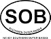 SOUTHERN OUTER BANKS (SOB) Oval Bumper Sticker Image