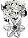 Snowflake Jibbitz Shoe Charm, Set of 7 Charms