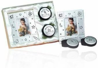 Baby Gift Idea LV4253 la Vie 3-PC Baby Picture Frame and Tooth-Hair Keepsake Gift Set by Baby Gift Idea