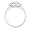 Three Stone Round Brilliant Diamond Ring 1/3ctw (GH/I1) in 14K White Gold