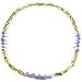 Anna Lou Violet Jade Beads Chunky Chain Necklace