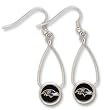 Baltimore Ravens French Loop Earrings w/Clamshell